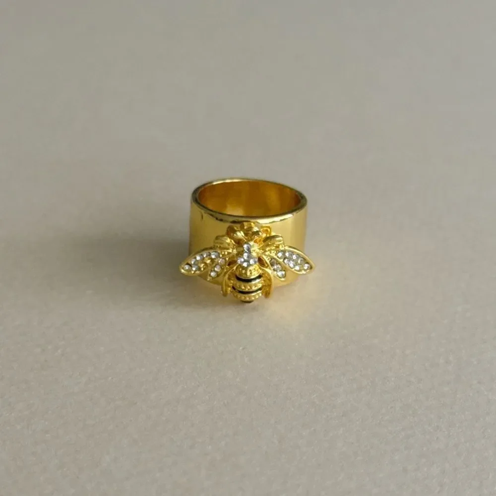 Gold Bee Ring N1839